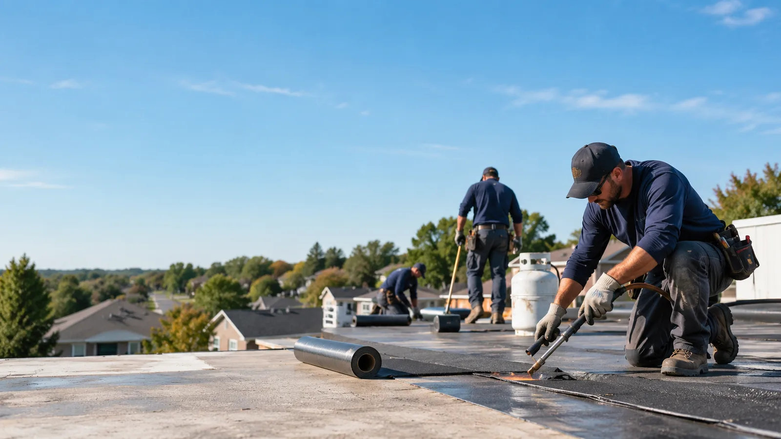 Flat Roof Leak Repair providers in Gwynneville, IN